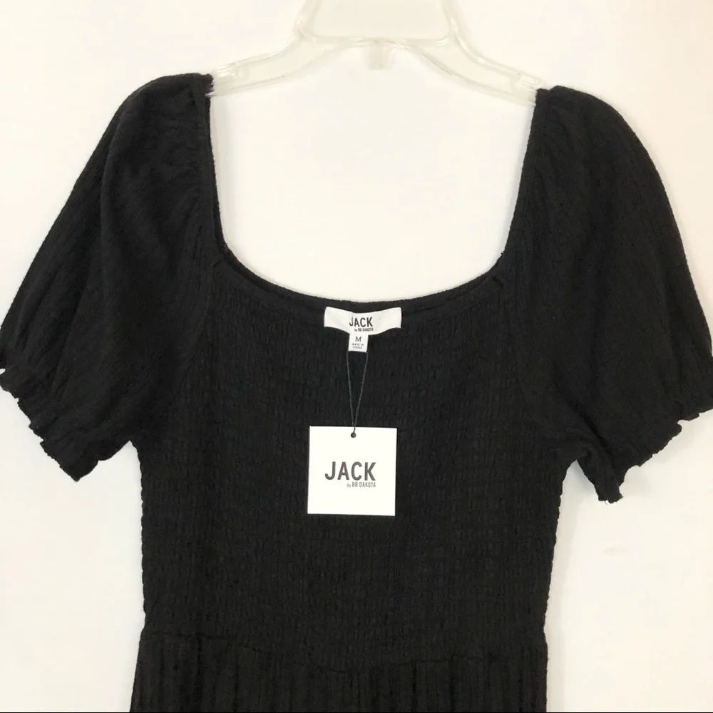 Jack By BB Dakota Total Smock Out Black Jumpsuit M - Picture 4 of 16